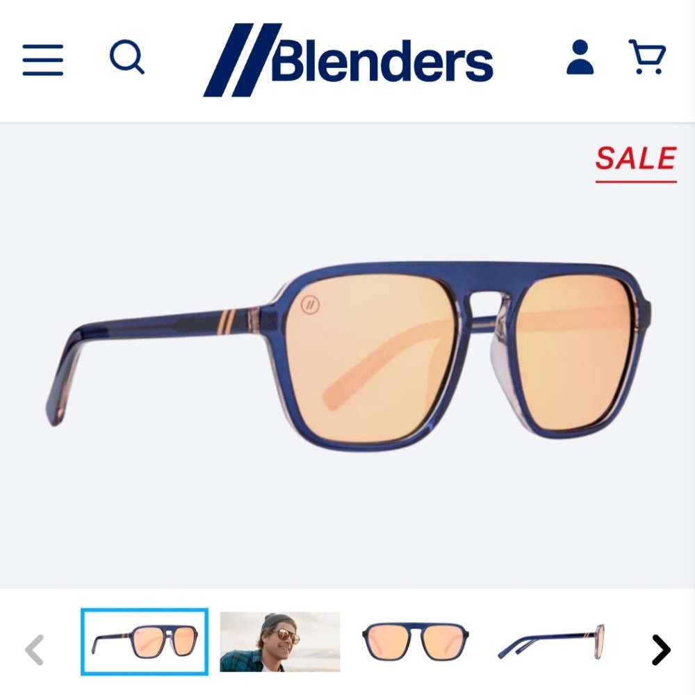 Blenders "Meister" Sunglasses in Sugar Mac. NEW in Box! Unisex style